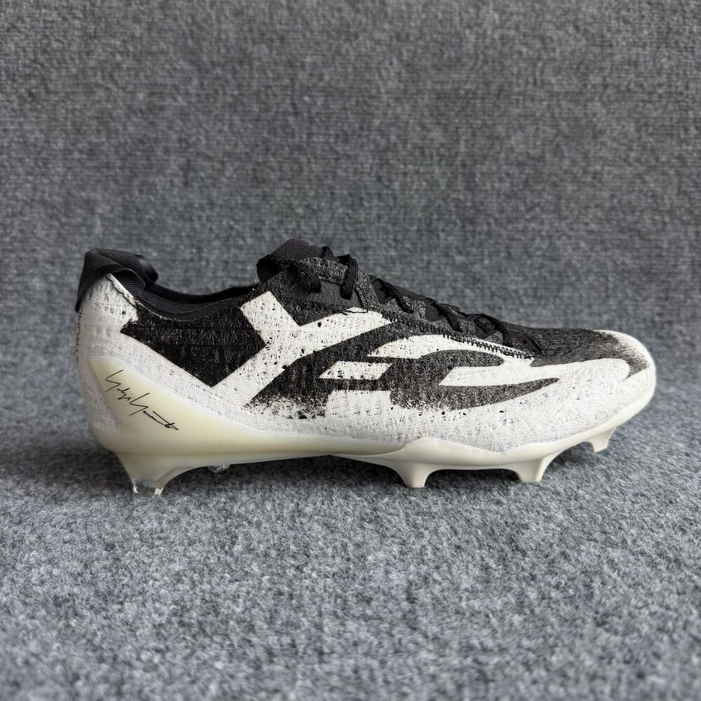 adidas Y-3 Adizero Strung 4.0 Cleats KJ4354 White Black Men’s US 9.5